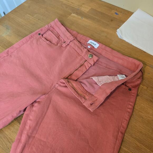 Pistola Drea Slim Straight Stretch High-Rise Jean 33 - Red Rock - Picture 10 of 12